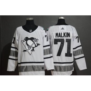 Men's Pittsburgh Penguins 71 Evgeni Malkin White 2019 NHL All-Star Game Adidas Jersey