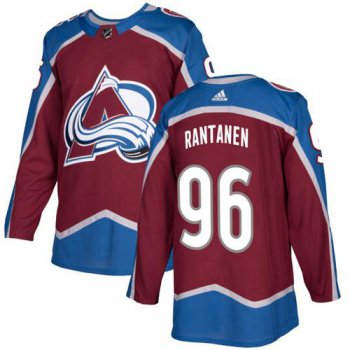 Adidas Colorado Avalanche #96 Mikko Rantanen Burgundy Home Authentic Stitched NHL Jersey