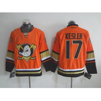 Men's Anaheim Ducks #17 Ryan Kesler Reebok 2015 Orange Alternate Premier Jersey