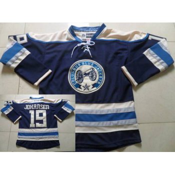Men's Columbus Blue Jackets #19 Ryan Johansen Navy Blue Alternate Premier NHL Reebok Jersey