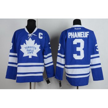 Toronto Maple Leafs #3 Dion Phaneuf Blue Third Jersey