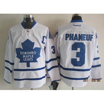 Toronto Maple Leafs #3 Dion Phaneuf White Jersey