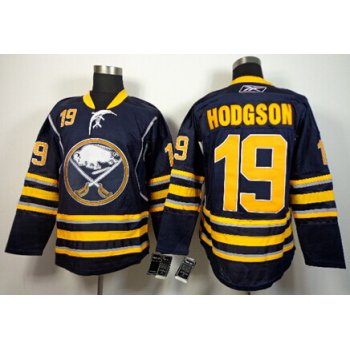 Buffalo Sabres #19 Cody Hodgson Navy Blue Jersey
