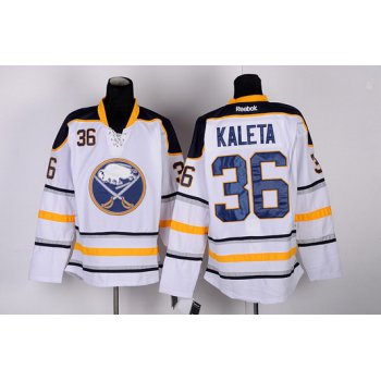 Buffalo Sabres #36 Patrick Kaleta White Jersey