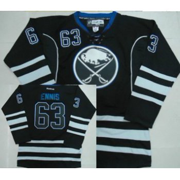 Buffalo Sabres #63 Tyler Ennis Black Ice Jersey