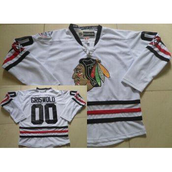 Chicago Blackhawks #00 Clark Griswold 2015 Winter Classic White Jersey