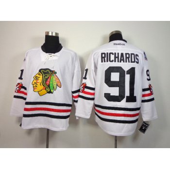 Chicago Blackhawks #91 Brad Richards 2015 Winter Classic White Jersey