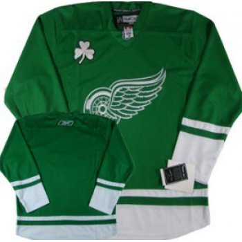 Detroit Red Wings Blank St. Patrick's Day Green Jersey