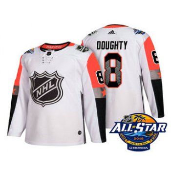 Men's Los Angeles Kings #8 Drew Doughty White 2018 NHL All-Star Stitched Ice Hockey Jersey
