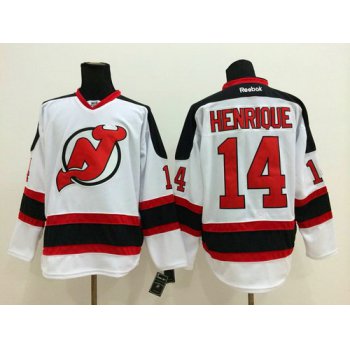 New Jersey Devils #14 Adam Henrique White Jersey