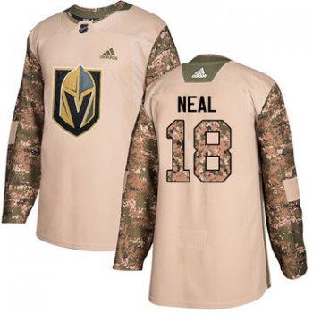 Adidas Golden Knights #18 James Neal Camo Authentic 2017 Veterans Day Stitched NHL Jersey