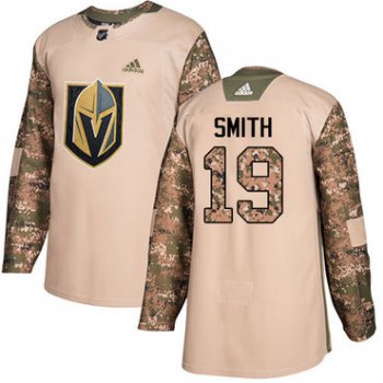 Adidas Golden Knights #19 Reilly Smith Camo Authentic 2017 Veterans Day Stitched NHL Jersey