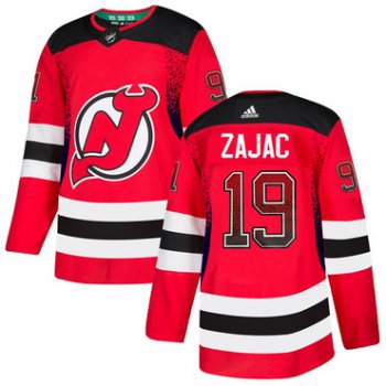 Men's New Jersey Devils #19 Travis Zajac Red Drift Fashion Adidas Jersey