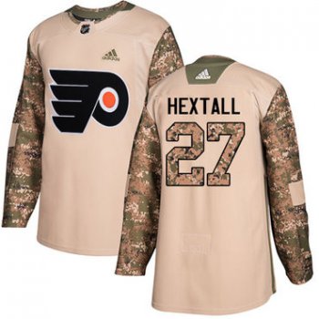 Adidas Flyers #27 Ron Hextall Camo Authentic 2017 Veterans Day Stitched NHL Jersey