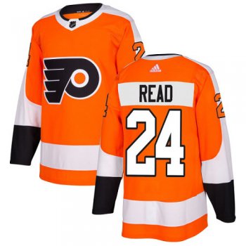 Adidas Philadelphia Flyers #24 Matt Read Orange Home Authentic Stitched NHL Jersey