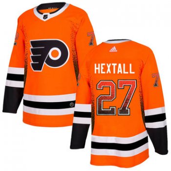 Men's Philadelphia Flyers #27 Ron Hextall Orange Drift Fashion Adidas Jersey