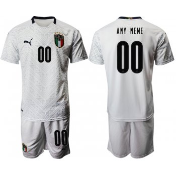 2021 Men Italy away customized white soccer jerseys