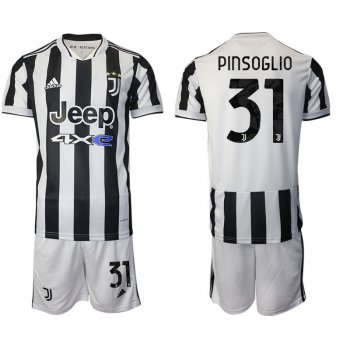Men 2021-2022 Club Juventus home white 31 Adidas Soccer Jerseys