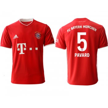 Men 2020-2021 club Bayern Munich home aaa version 5 red Soccer Jerseys