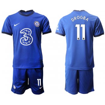Men 2020-2021 club Chelsea home 11 blue Soccer Jerseys
