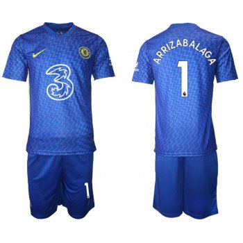 Men 2021-2022 Club Chelsea FC home blue 1 Nike Soccer Jersey