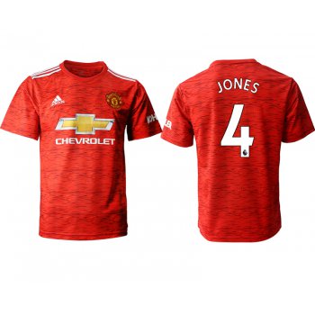 Men 2020-2021 club Manchester United home aaa version 4 red Soccer Jerseys