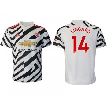 Men 2020-2021 club Manchester United away aaa version 14 white Soccer Jerseys