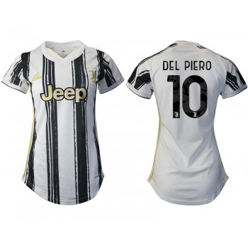 Women 2020-2021 Juventus home aaa version 10 white Soccer Jerseys1