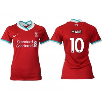 Women 2020-2021 Liverpool home aaa version 10 red Soccer Jerseys