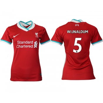 Women 2020-2021 Liverpool home aaa version 5 red Soccer Jerseys