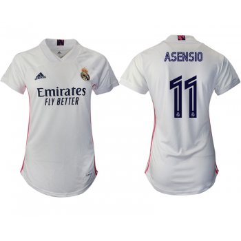 Women 2020-2021 Real Madrid home aaa version 11 white Soccer Jerseys