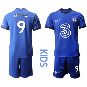 Youth 2020-2021 club Chelsea home 9 blue Soccer Jerseys