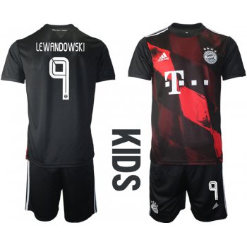 2021 Bayern Munich away youth 9 soccer jerseys