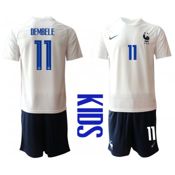 2021 France away Youth 11 soccer jerseys