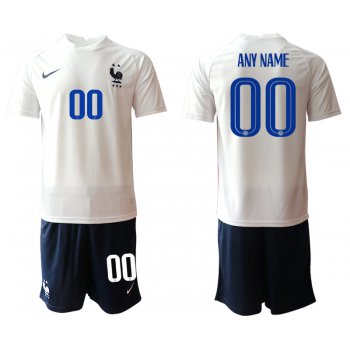 Men 2021 France away custom soccer jerseys