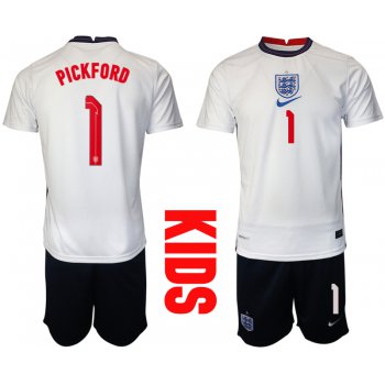 2021 European Cup England home Youth 1 soccer jerseys