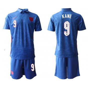Men 2020-2021 European Cup England away blue 9 Nike Soccer Jersey