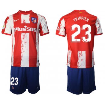 Men 2021-2022 Club Atletico Madrid home red 23 Nike Soccer Jersey
