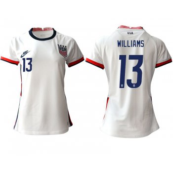 Women 2020-2021 Season National Team America home aaa 13 white Soccer Jerseys1