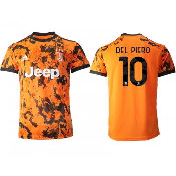 Men 2020-2021 club Juventus Second away aaa version 10 orange Soccer Jerseys
