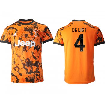 Men 2020-2021 club Juventus Second away aaa version 4 orange Soccer Jerseys
