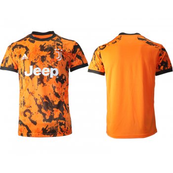 Men 2020-2021 club Juventus Second away aaa version blank orange Soccer Jerseys