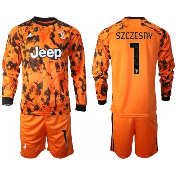 Men 2020-2021 club Juventus away long sleeves 1 orange Soccer Jerseys
