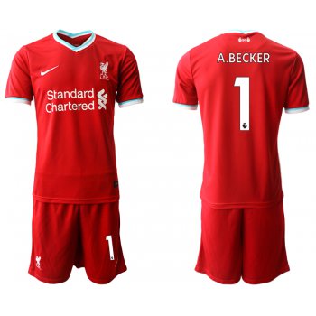 Men 2020-2021 club Liverpool home 1 red Soccer Jerseys