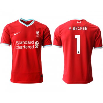 Men 2020-2021 club Liverpool home aaa version 1 red Soccer Jerseys