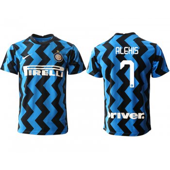 Men 2020-2021 club Inter Milan home aaa versio 7 blue Soccer Jerseys