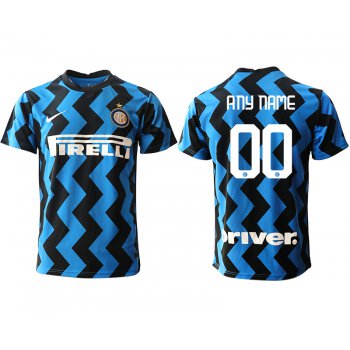 Men 2020-2021 club Inter Milan home aaa versio customized blue Soccer Jerseys