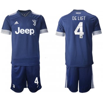 Men 2020-2021 club Juventus away 4 blue Soccer Jerseys