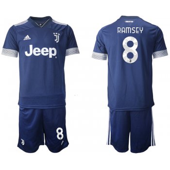 Men 2020-2021 club Juventus away 8 blue Soccer Jerseys