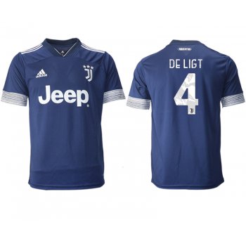 Men 2020-2021 club Juventus away aaa version 4 blue Soccer Jerseys